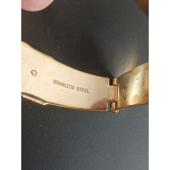 Michael Kors Blair Steel Rose Gold-Tone Dial Crystal Quartz Watch New Battery - Picture 13 of 16